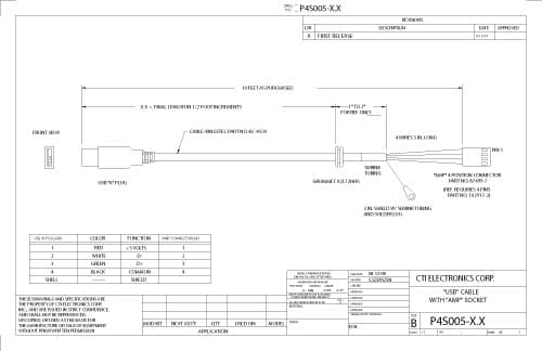 CTI OEM Industrial Mouse Pointer - OM2000 Series